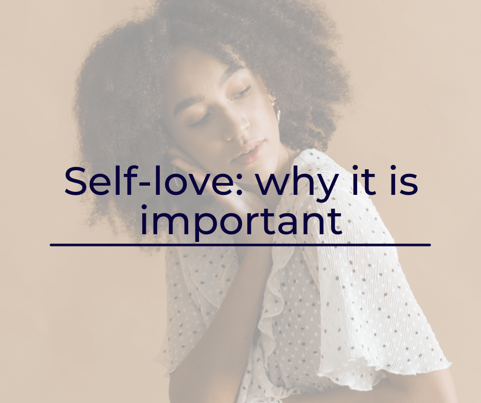 A woman holding herself in a sign of affection